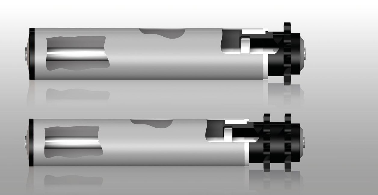 KPF friction PVC rollers